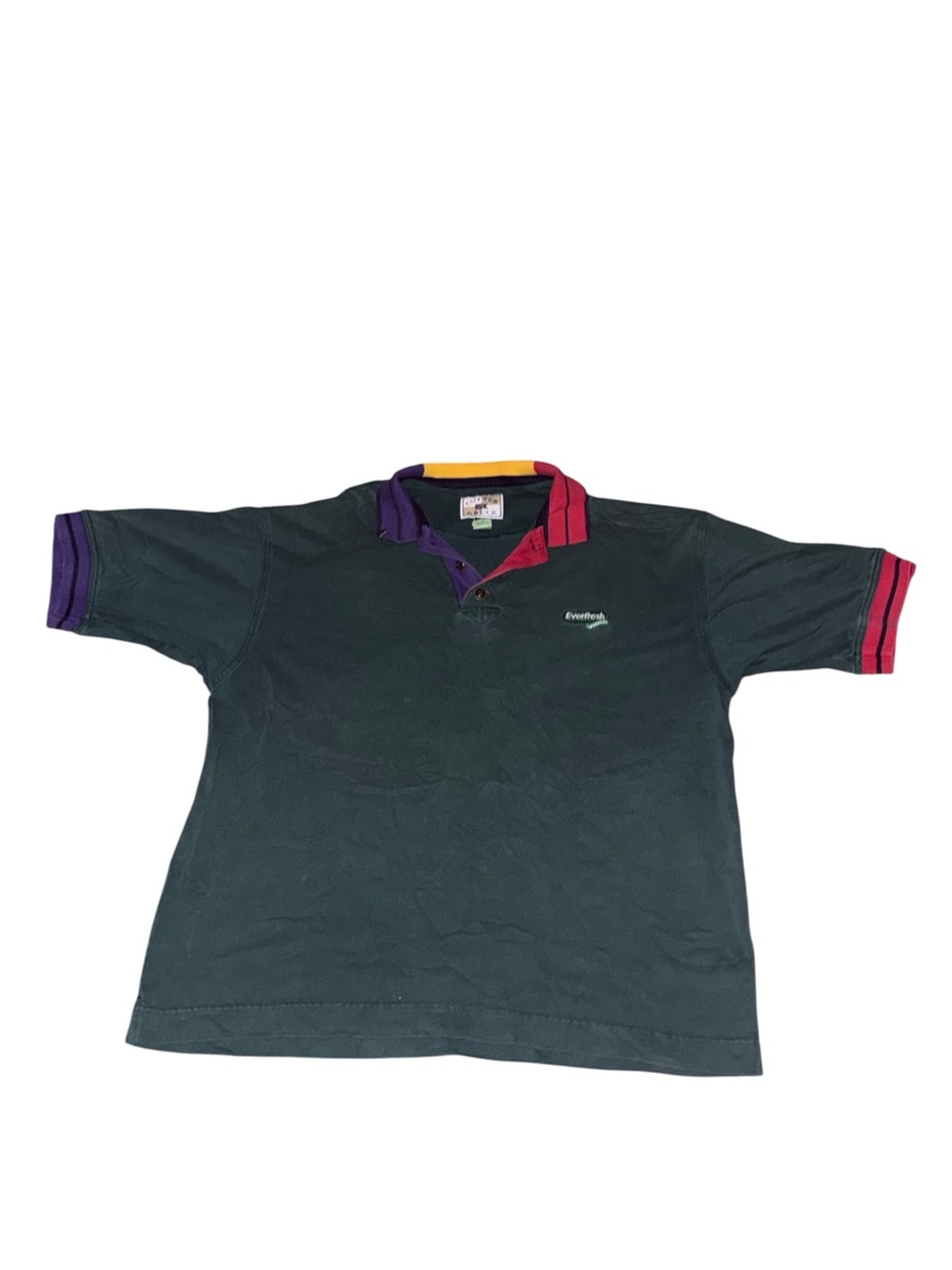 Cutter & Buck Everfresh Juice Co Green Polo with Color-Block Collar